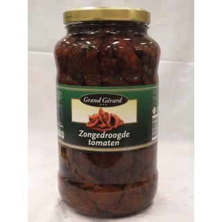 Grand Gérard Zongedroogde Tomaten 2900g Glas (Sonnengetrocknete Tomaten)