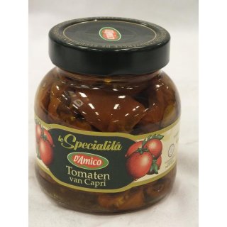 DAmico le Specialitá Tomaten van Capri 290g Glas (Tomaten von Capri)