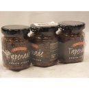 Toresano Tapenade zwarte Olijven 3 x 130g Glas (Schwarze Oliven Tapenade)