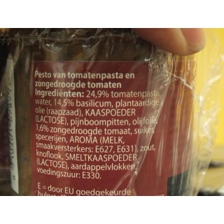 Toresano Pesto Rosso 3 x 125g Glas (Tomaten Pesto)