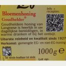 Langnese Goud Helder Bijenhoning  1000g Glas (Glanzgold Bienenhonig)