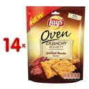 Lays Ofen Chips Crunchy Biscuits gegrillter Speck 14 x...