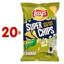 Lays Super Chips Saltn Pepper 20 x 200g (Riffel Chips Salz & Pfeffer)