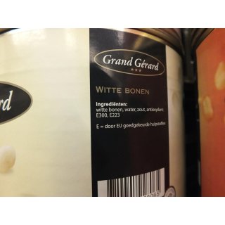 Grand Gérard Witte Bonen 2500g Konserve (Weiße Bohnen)