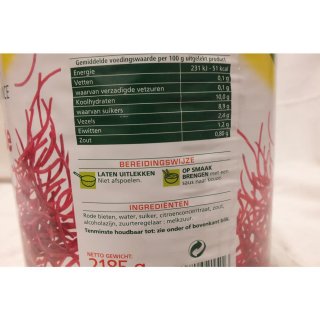 Bonduelle Rode Bietensalade julienne Sous Vide 2185g Konserve (Rote-Beete-Salat in streifen - Vakuum)