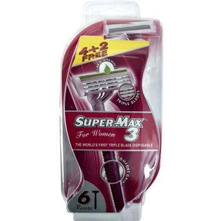 Super-Max Einwegrasierer for women 3 (6 St)