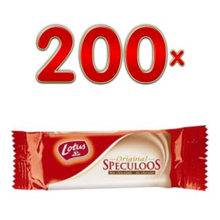 Lotus Kaffee-Keks Speculoos Choco 200 Stck. einzeln Verpackt (Karamellkekse mit Schokolade)