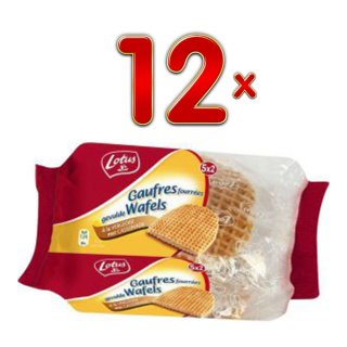 Lotus Gebäck gevulde Wafels 60 x 2 Stck. (gefüllte Waffeln, brauner Zucker)