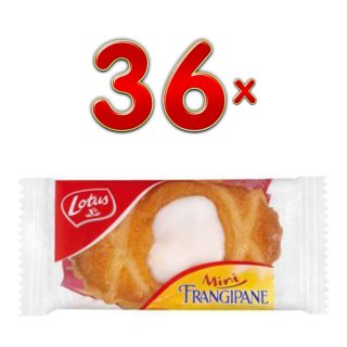 Lotus Gebäck mini Frangipanes 36 x 32,5g (Gebäck mit Aprikosen-, Mandelfüllung, 48 Stck.)