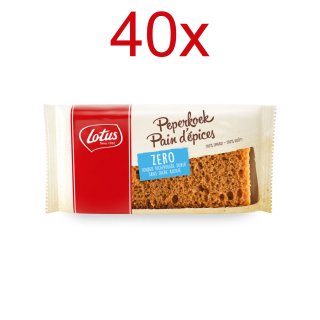 Lotus Gebäck Peperkoek Minder Suikers 40x30g (Lebkuchen, zuckerreduziert)