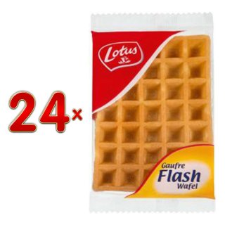 Lotus Gebäck Gaufre Flasch Wafel 24 x 45g (Waffeln)