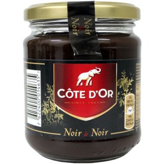 Côte dOr Schokoladen-Brotaufstrich Noir & Noir 300g Glas (dunkle Schokolade)
