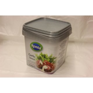 Remia Garlic Sauce 2500ml Eimer (Knoblauch Sauce)