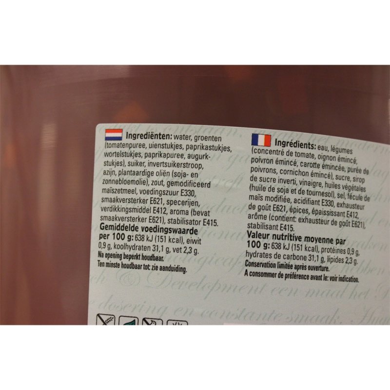 Verstegen Zigeunersaus 2700ml Eimer (Zigeuner Sauce)