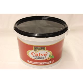 Calvé Satésaus Indonesia 2500g Eimer (Indonesische Saté Sauce)