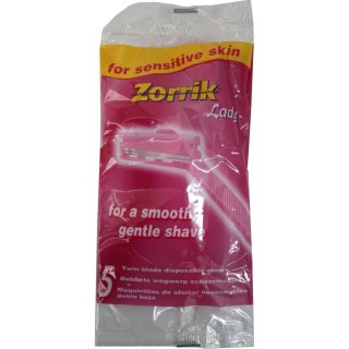 Super-Max Zorrik Lady Einwegrasierer (5 St)