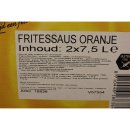 Remia Fritessaus Oranje Navulzakken 2 x 7500ml Packung (Frittensauce Orange Nachfüllbeutel)