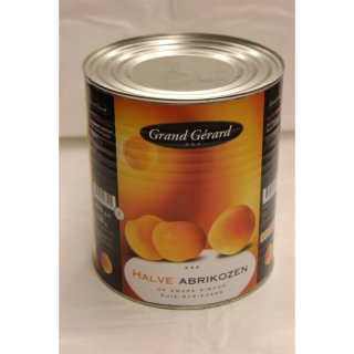 Grand Gérard Halve Abrikozen 3060g Konserve (halbe Aprikosen)