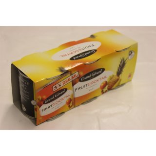 Grand Gérard Fruit Cocktail 3 x 220g Konserve (Früchte Mix)