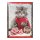 Adventskalender Katzenfreund, 120g einzeln verpackte Edelvollmilch-Schokolade 33% Kakao