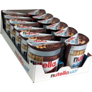 Nutella Snack & Go 12 x 52g (Sticks & Nuss- Nougat- Creme)