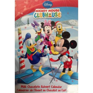 Adventskalender "Mickey Mouse Clubhouse" (65g) mit Skischanze zum Basteln auf Rückseite