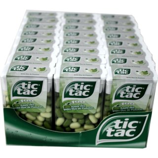 Tic Tac Apple Mix 24 x 49g Packung (Süß & Sauer)