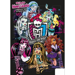 Adventskalender "Monster High" (65g) mit Maske zum Basteln auf Rückseite