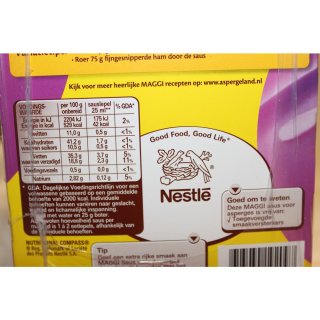 Maggi Saus voor Asperges 12 x 37g Packung (Sauce für Spargel)