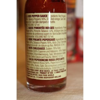 Luisiana Gold Pepper Sauce 3 x 57ml  Flasche (Chilli Sauce)