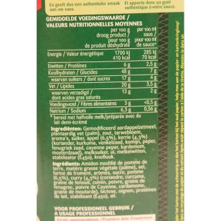 Knorr Sauce Curry 1400g Dose (Curry Sauce)