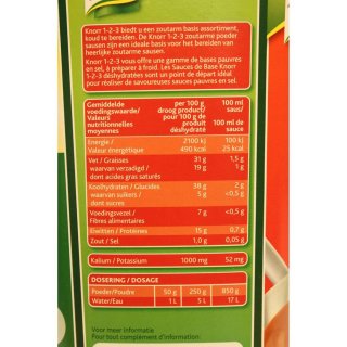 Knorr Jus de Rôti Pauvre en Sel 850g Dose (Soße zum kalt zubereiten - Salzarm)