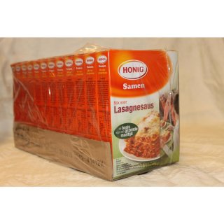 Honig Samen Mix vor Lasagnesaus 12 x 83g Packung (Gewürzmischung für Lasagne Sauce)