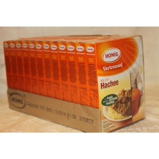 Honig Vertrouwd Mix voor Hachee 12 x 63g Packung (Gewürzmischung)