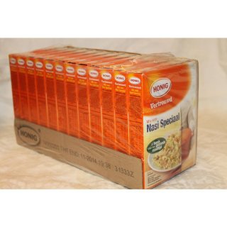 Honig Vertrouwd Mix voor Nasi Speciaal 12 x 43g Packung (Gewürzmischung für Nasi Spezial)