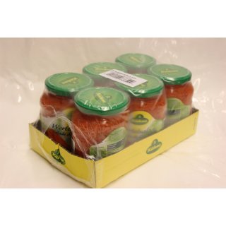 Kühne Wortelsalade 6 x 370ml Glas (Möhrensalat)