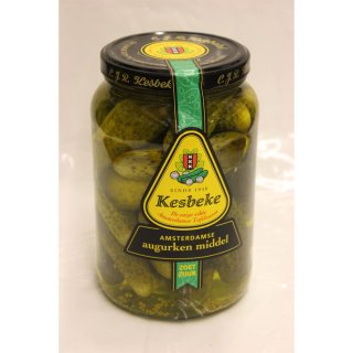 Kesbeke Amsterdamse Augurken Middel 1700ml Glas (Gewürzgurken)