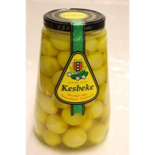 Kesbeke Handgeschilde ADamse Uien 2650ml Glas (Silberzwiebeln)