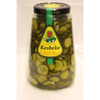 Kesbeke Dill-Chips 2650ml Glas (Dillgurkenscheiben)