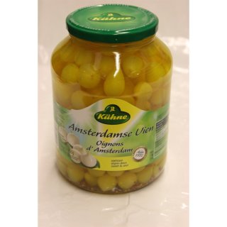 Kühne Amsterdamse Uien 1700ml Glas (Silberzwiebeln)