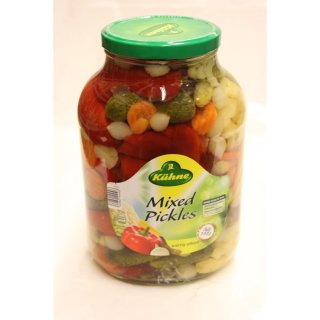Kühne Mixed Pickles 2450g Glas (Gemüse Salat)
