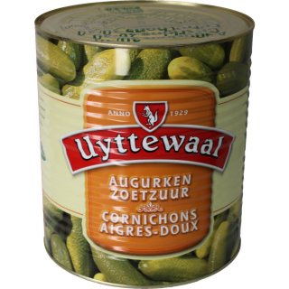 Uyttewaal Augurken Zoetzuur 10l Dose (Gewürzgurken)