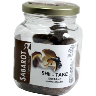 Sabarot Shiitake 30g Glas (japanische Speisepilze)