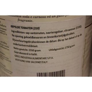 Greci Prontofresco Pelatichef 2550g Konserve (geschälte Tomaten)