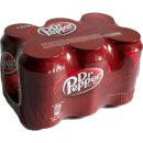 Dr. Pepper Cola, 6 x 0,33l Dose