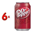 Dr. Pepper Cola, 6 x 0,33l Dose