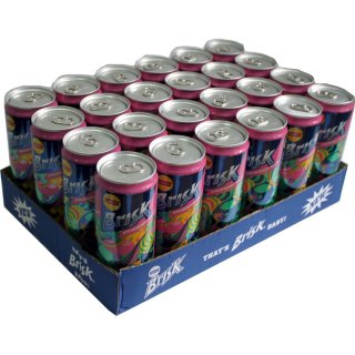 Lipton Ice Tea Brisk Aardbei Meloen 24 x 0,33l Dose (Eistee Erdbeere Melone)