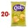 Croky Chips Crazy Ribble Pepper & Zout 20 x 40g (Riffelchips Pfeffer & Salz)