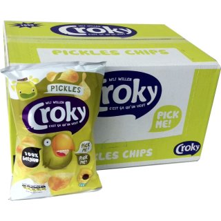 Croky Chips Pickels 12 x 100g Karton