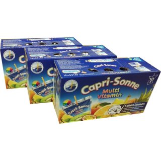 Capri Sun Multivitamin 3 Packungen á 10 x 200ml (30 gesamt)